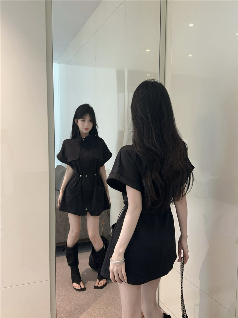 高級中長款寬鬆外套上衣