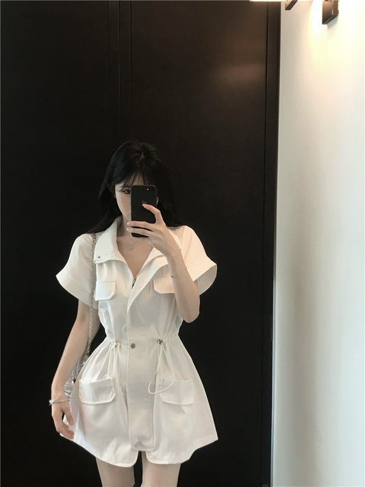 高級中長款寬鬆外套上衣