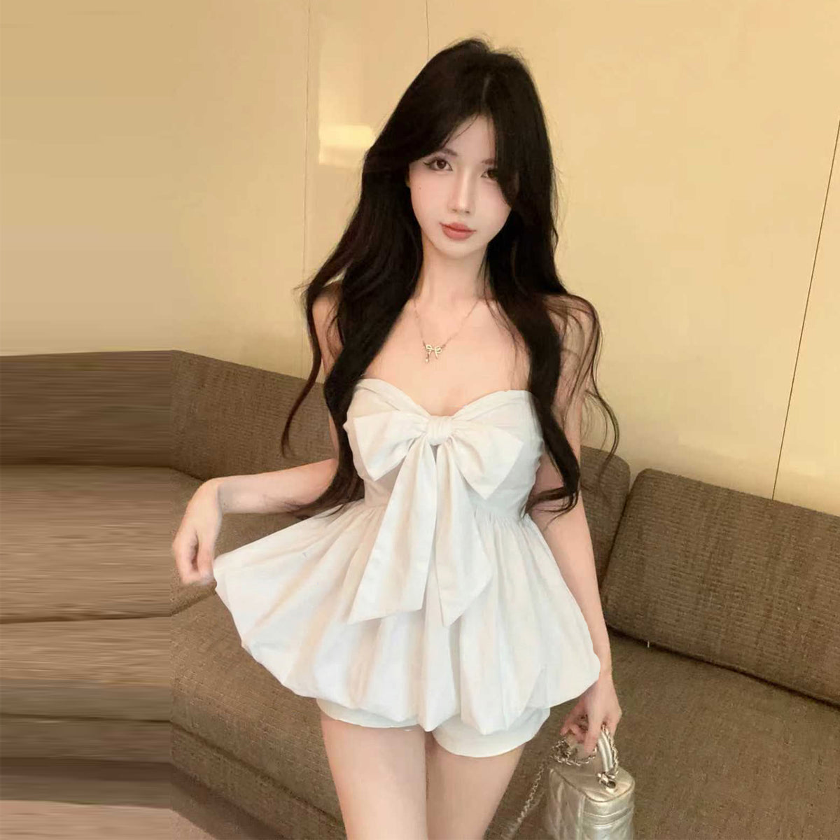 度假抹胸背心上衣單品