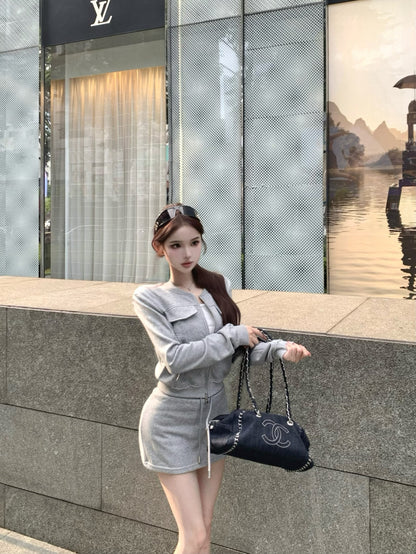 高級感慵懶簡約百搭兩件套