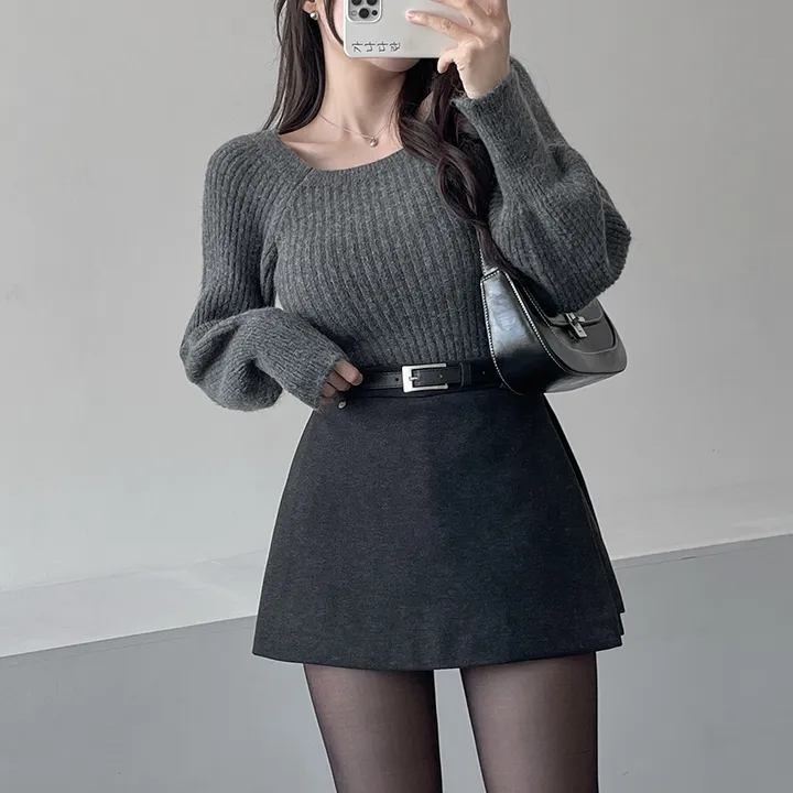 💕現貨秒出🍓韓版chic西裝半身短裙單品
