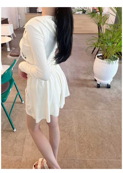 休閒百搭顯瘦連帽外套&短褲套裝
