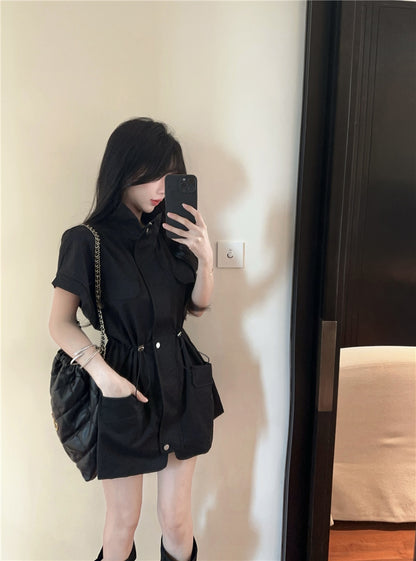 高級中長款寬鬆外套上衣