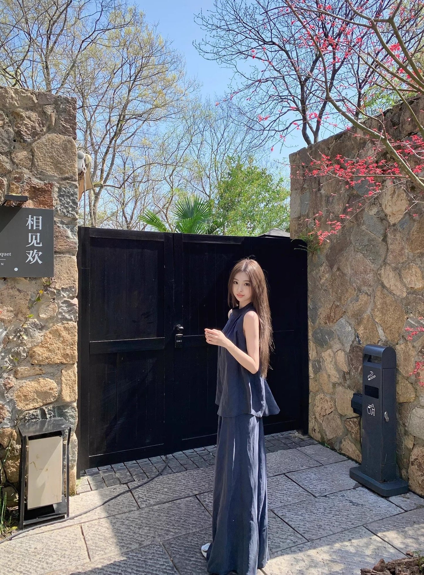 夏季休閒氣質ootd兩件套