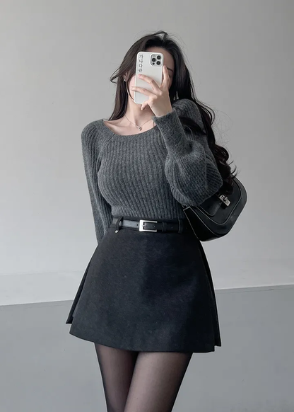 💕現貨秒出🍓韓版chic西裝半身短裙單品