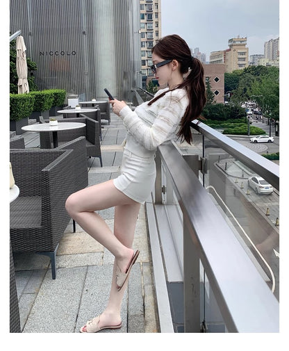 高級百搭小香風短款外套