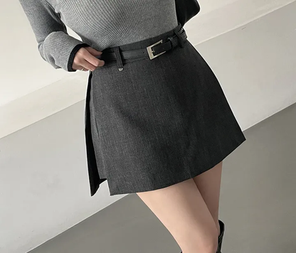 💕現貨秒出🍓韓版chic西裝半身短裙單品