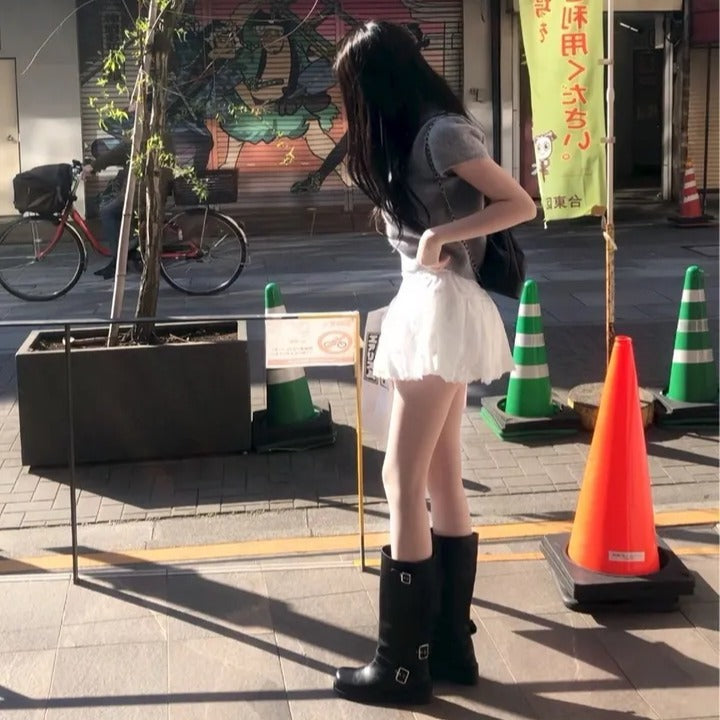 高級顯瘦可愛公主澎澎短裙😘