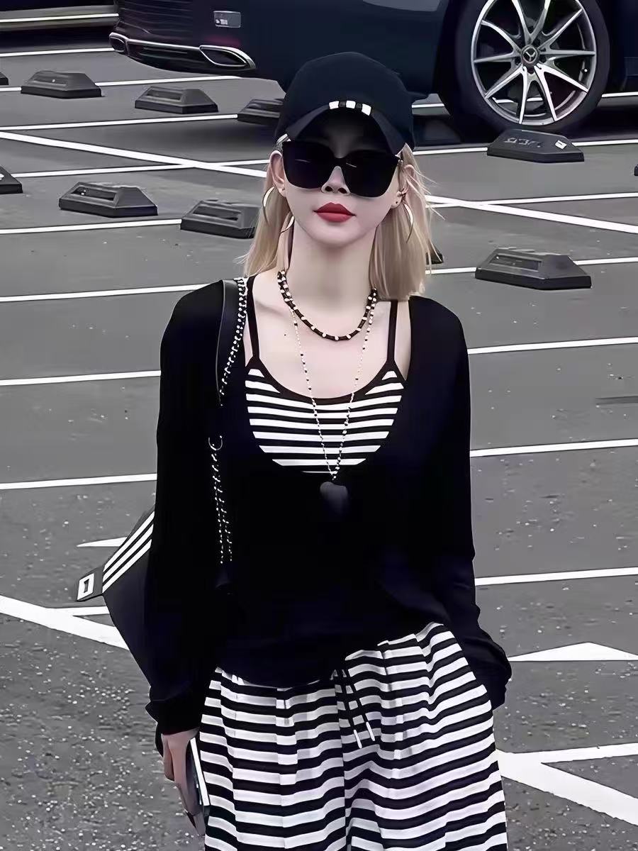 美式純御辣妹休閒三件套