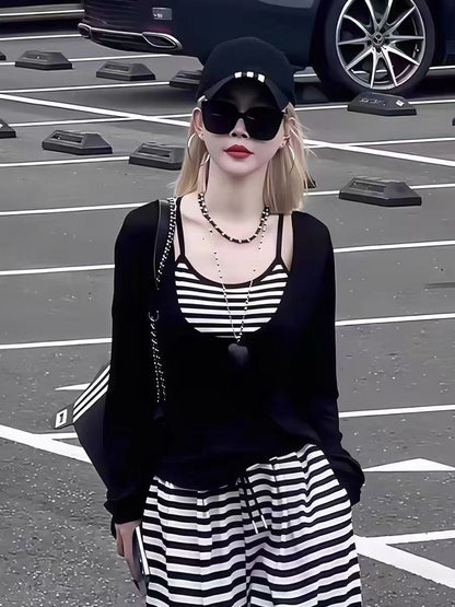 美式純御辣妹休閒三件套