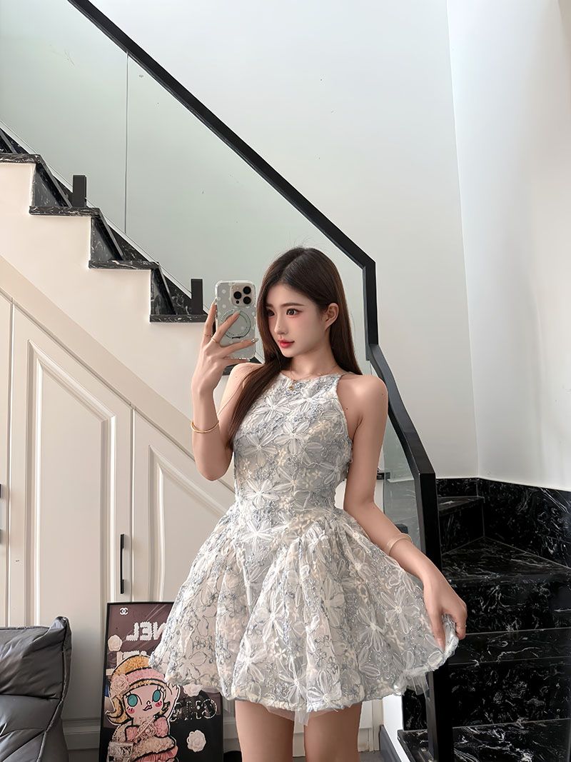 高級感重工party小個子絕美蕾絲小禮服