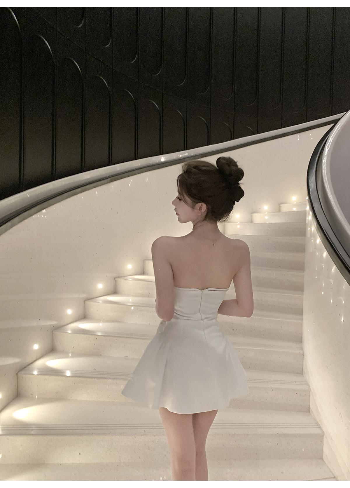 華麗抹胸蝴蝶結洋裝🎀