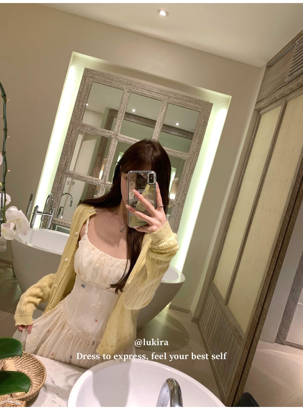 💕現貨秒出🍓秘境花園海邊度假吊帶長裙