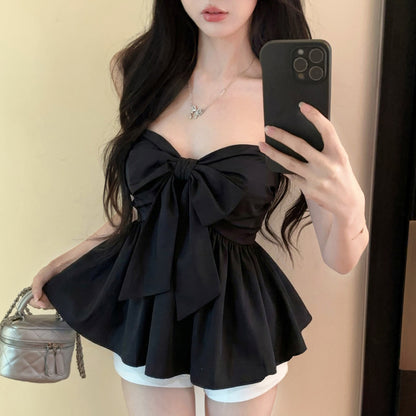 度假抹胸背心上衣單品