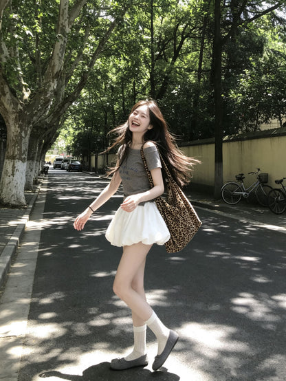 慵懶輕熟甜辣別緻上衣兩件套