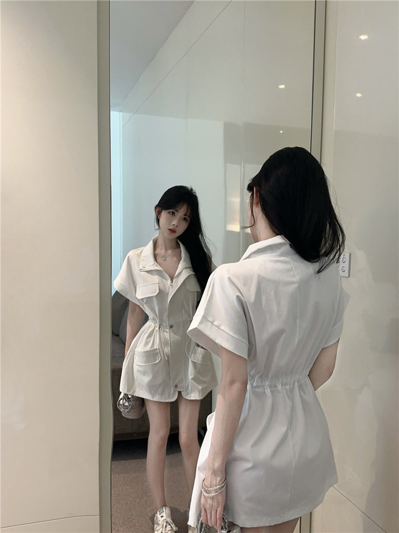 高級中長款寬鬆外套上衣