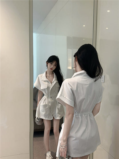 高級中長款寬鬆外套上衣