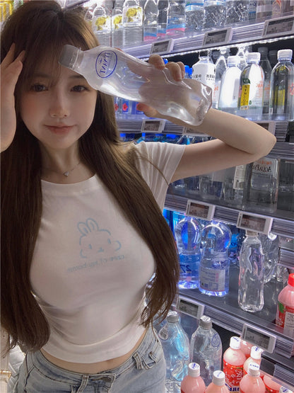 🐰溫柔小白兔簡約短袖上衣🥕