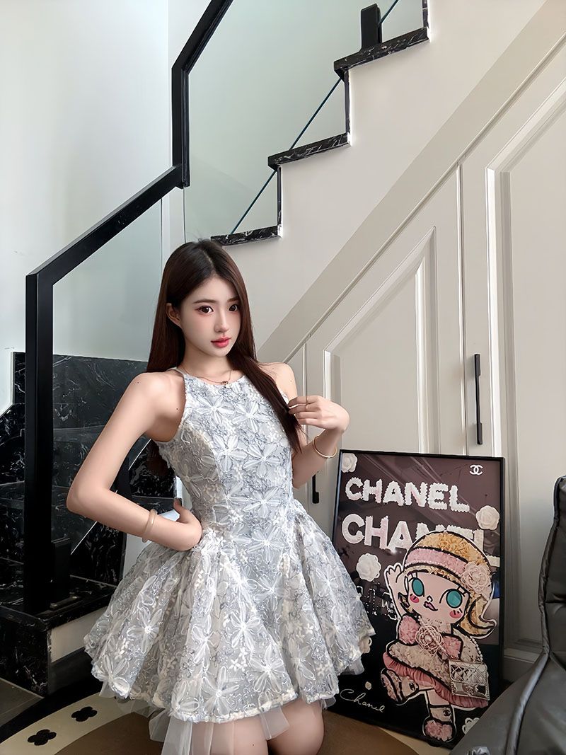 高級感重工party小個子絕美蕾絲小禮服