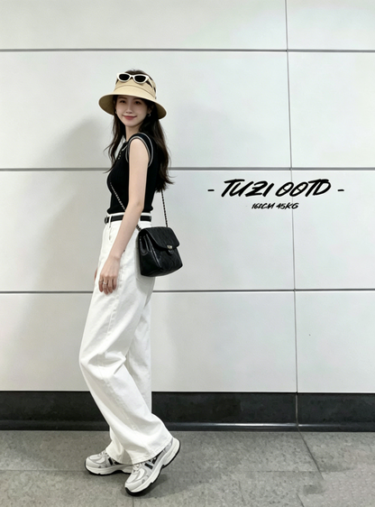 💕現貨秒出🍓輕熟港風復古通勤上衣長褲兩件套