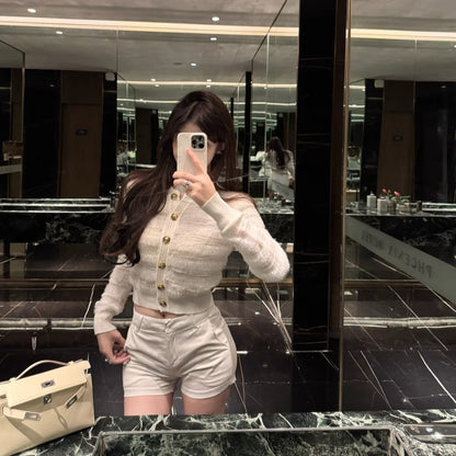 高級百搭小香風短款外套