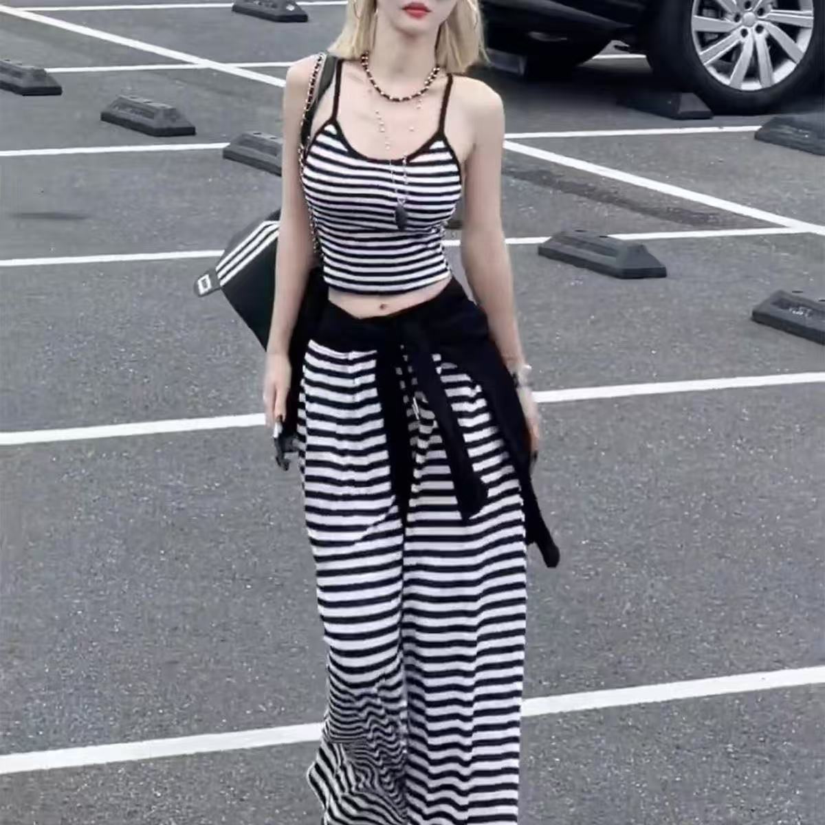 美式純御辣妹休閒三件套