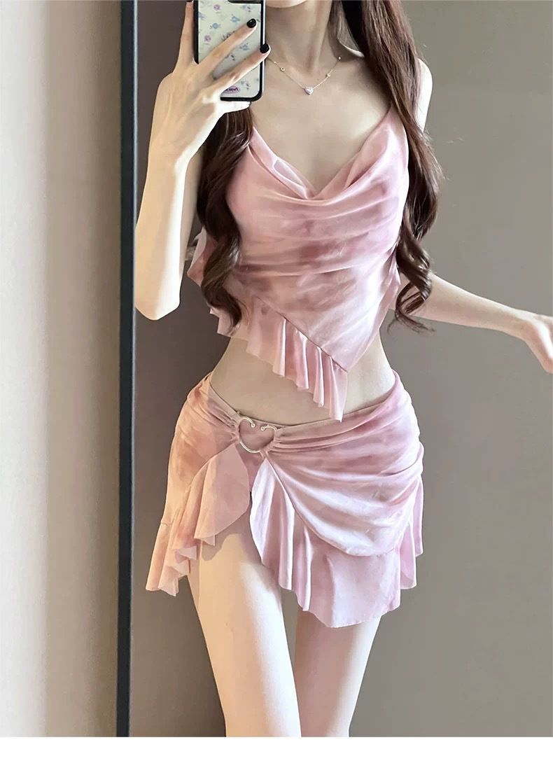 夏季多巴胺海灘三件套泳裝