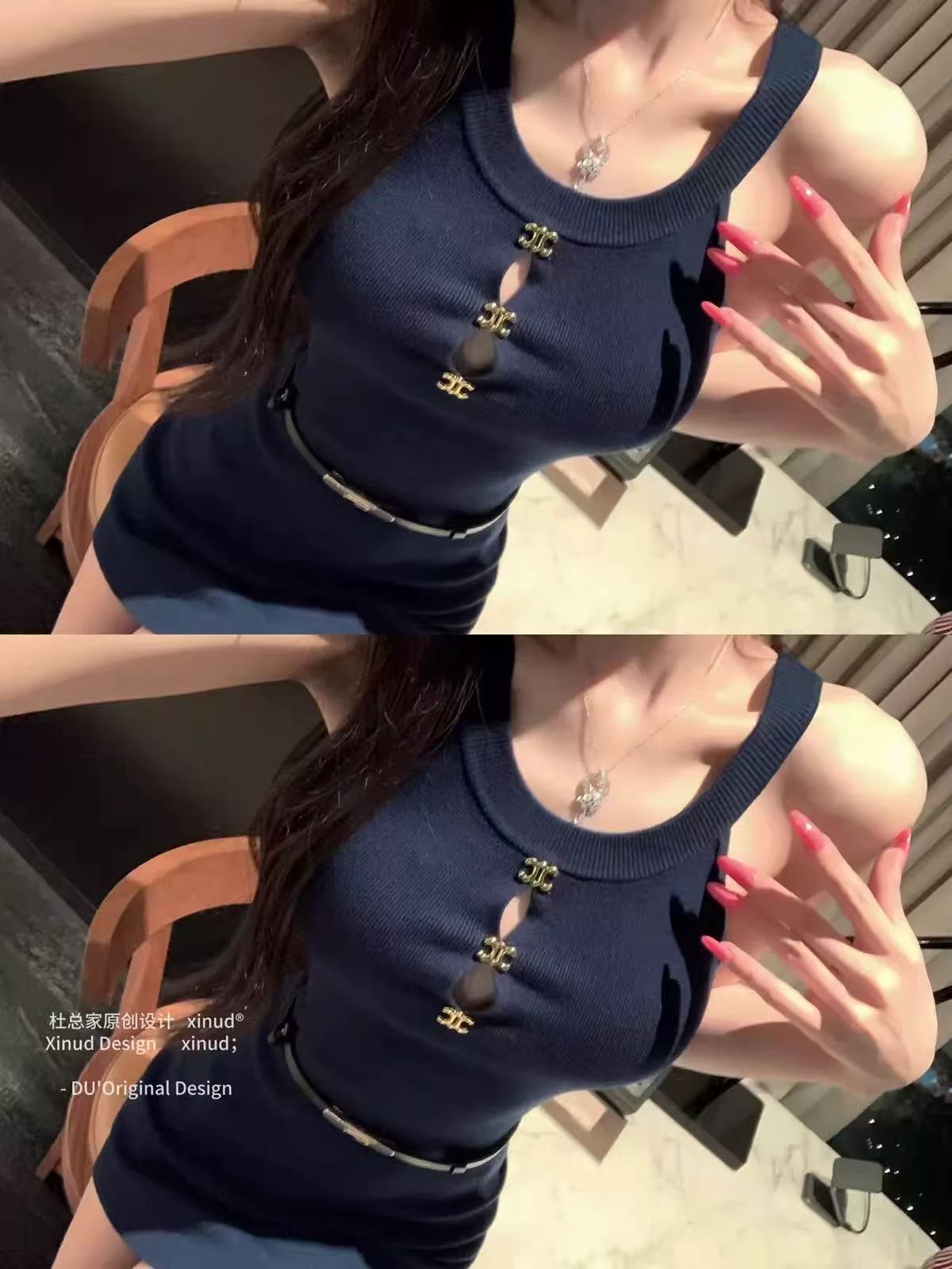 氣質名媛掛脖修身宴會小禮服