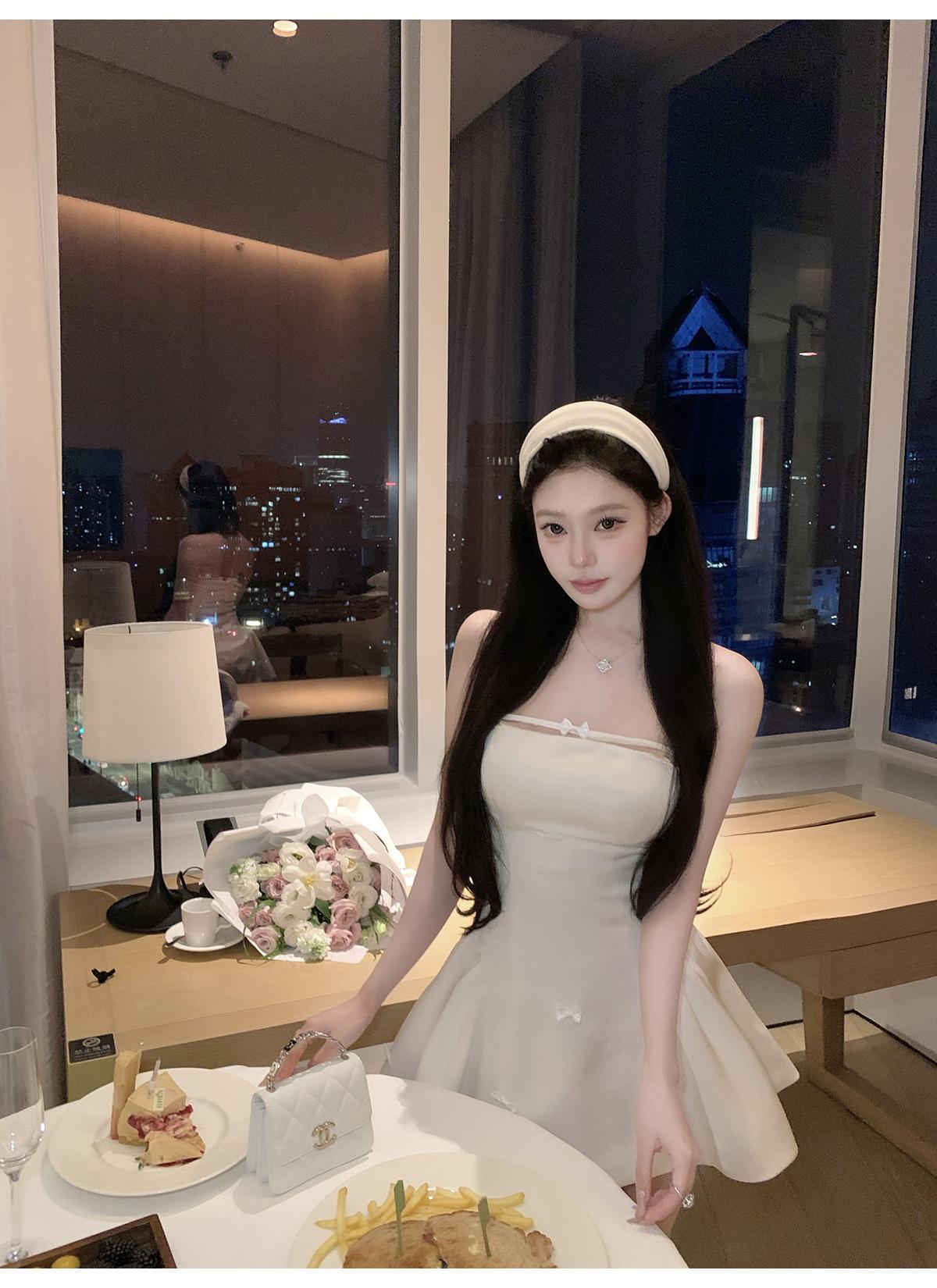 華麗抹胸蝴蝶結洋裝🎀