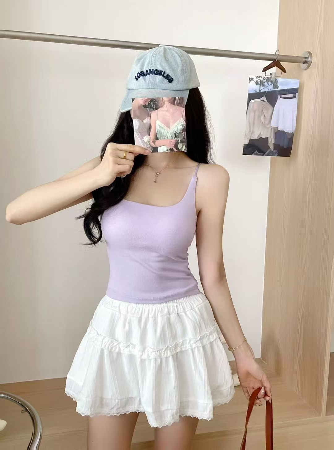 🌟人手一件☀️夏季百搭帶胸顯瘦背心❤️