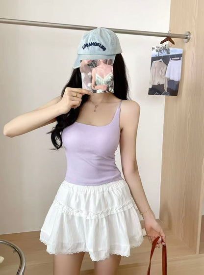 🌟人手一件☀️夏季百搭帶胸顯瘦背心❤️