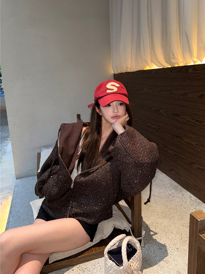 百搭小香風寬鬆復古外套