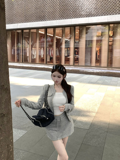 高級感慵懶簡約百搭兩件套