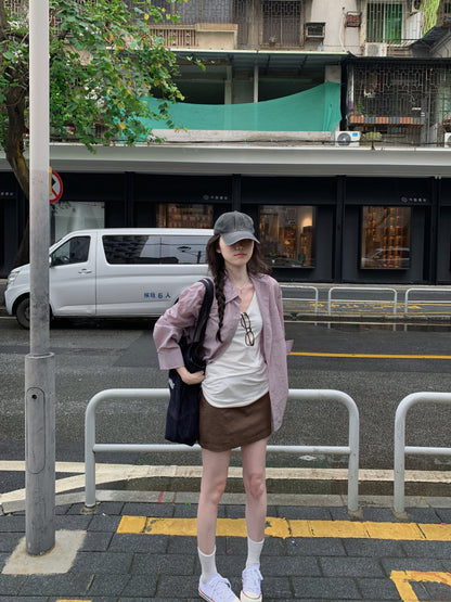 夏天輕薄襯衫百搭防曬外套外搭衣