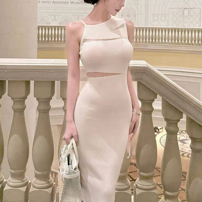 韓系修身小心機包臀連衣裙