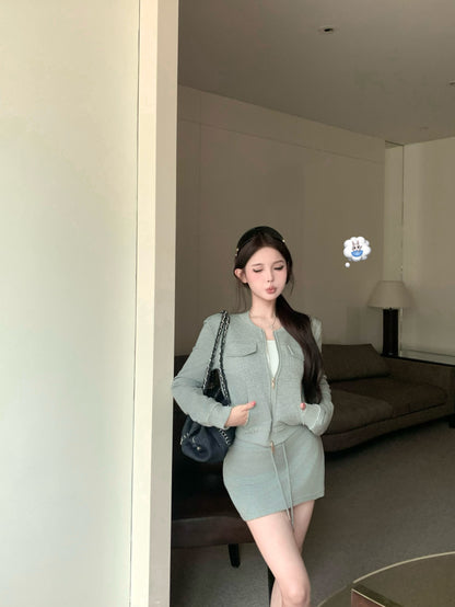 高級感慵懶簡約百搭兩件套
