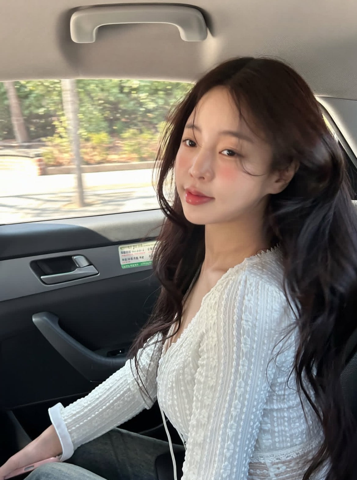 甜美&性感V領蕾絲開衫上衣