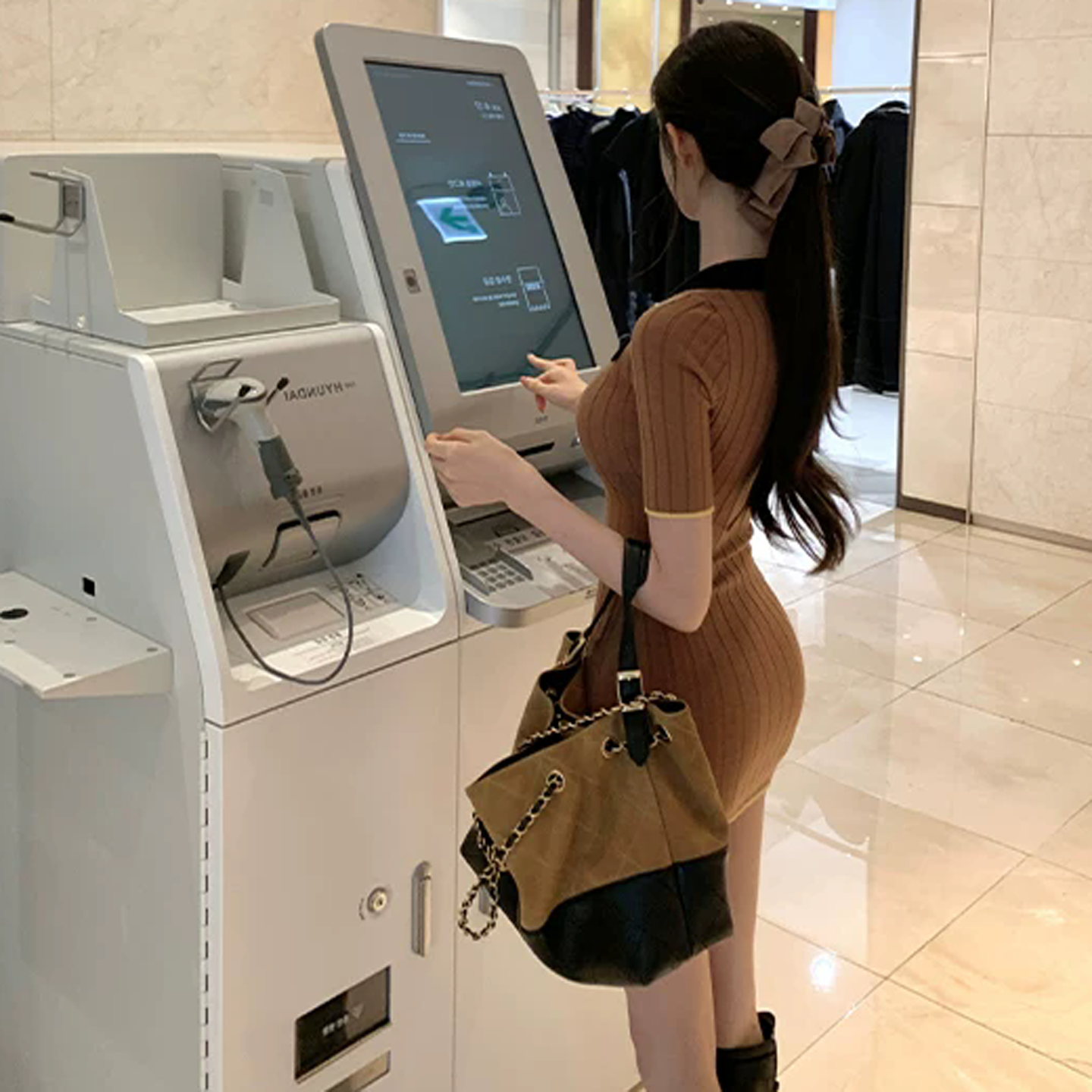 韓系美拉德小香風連衣裙