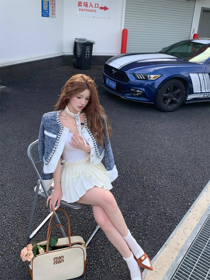 法式富家千金小香風外套