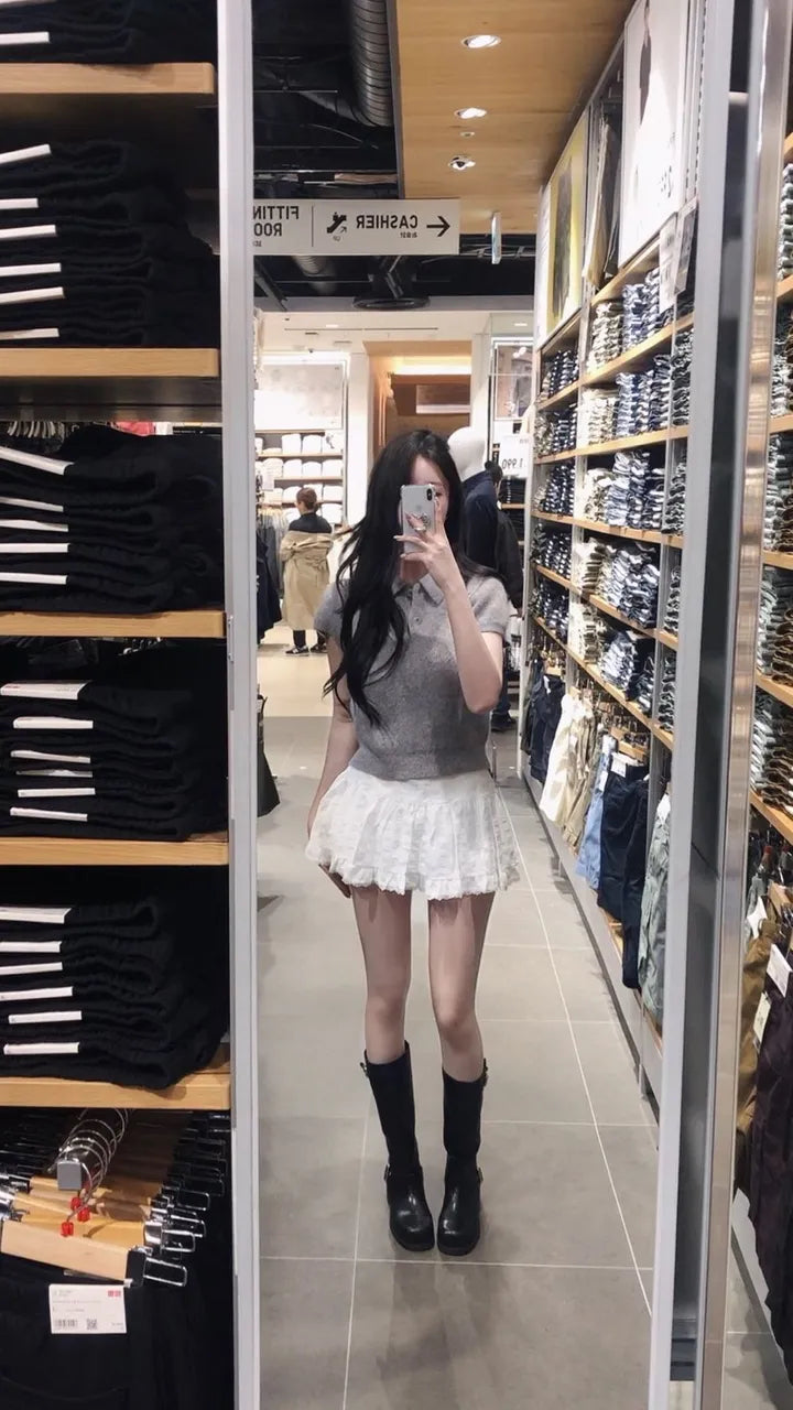 高級顯瘦可愛公主澎澎短裙😘